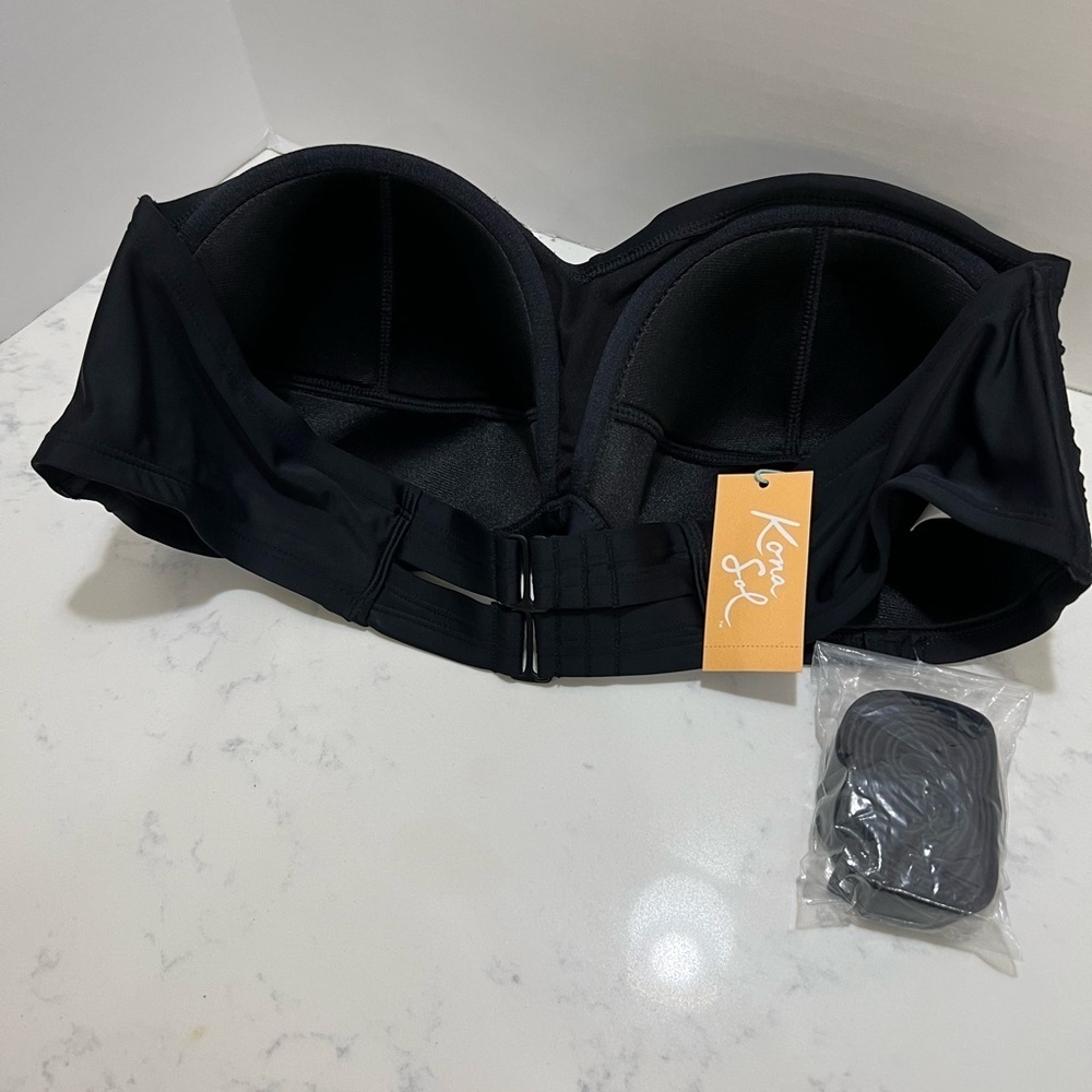 Kona Sol Black One Piece Swimwear